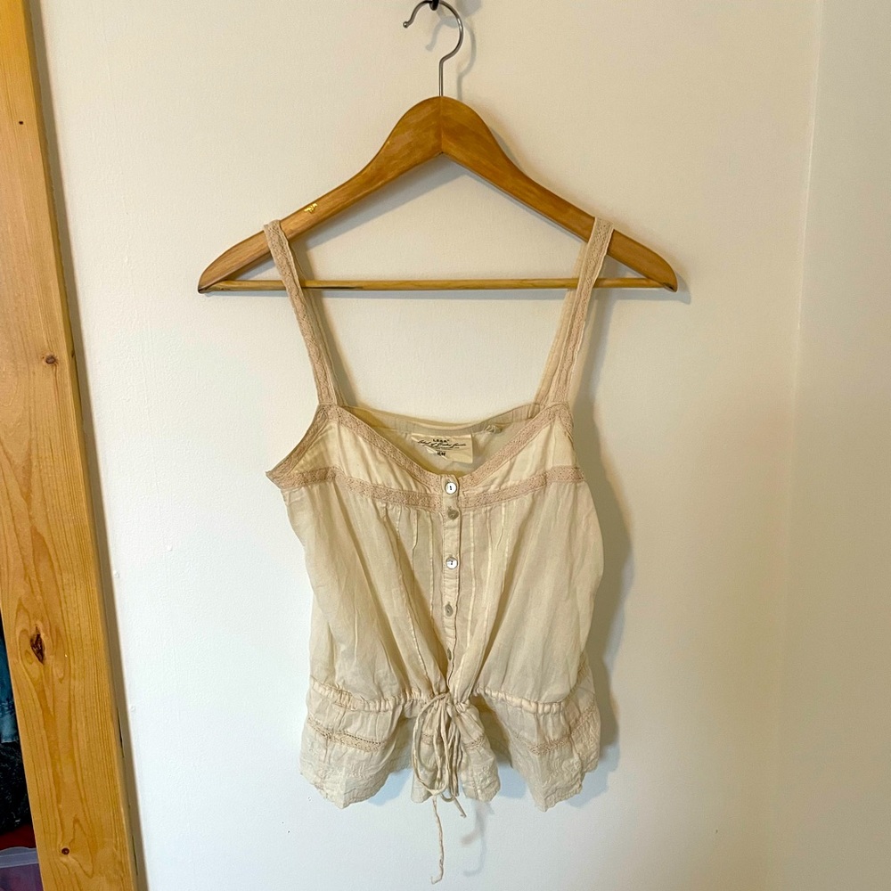 Lacy tank top